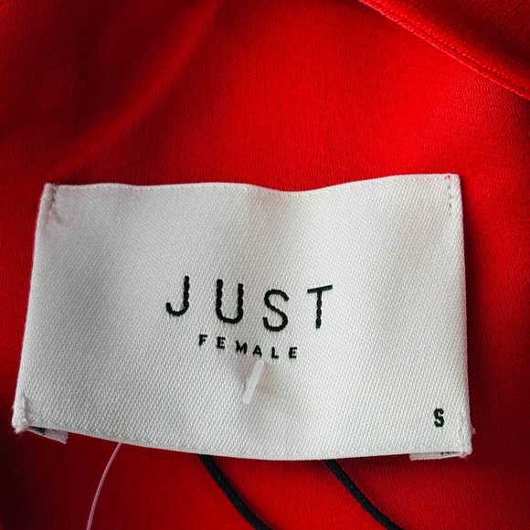 Just Female Women’s Jumpsuit Sleeveless Red - Size Small - Picture 6 of 9